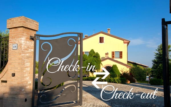 DH Villas - Check in e check out in villa